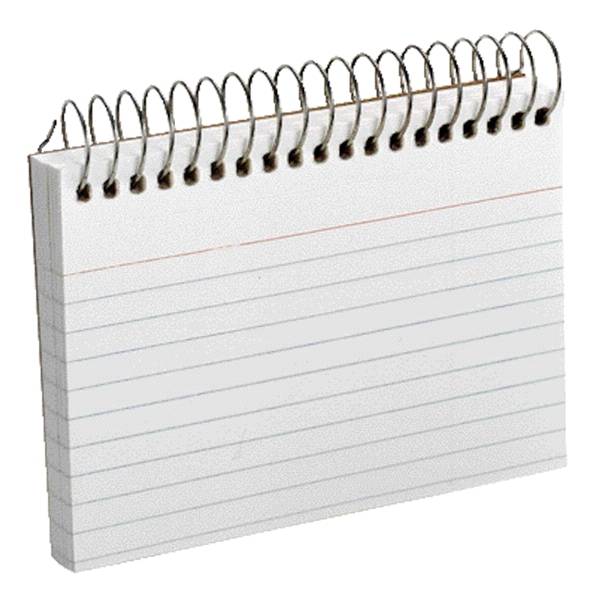 Oxford Ruled Index Cards (50 sheets)