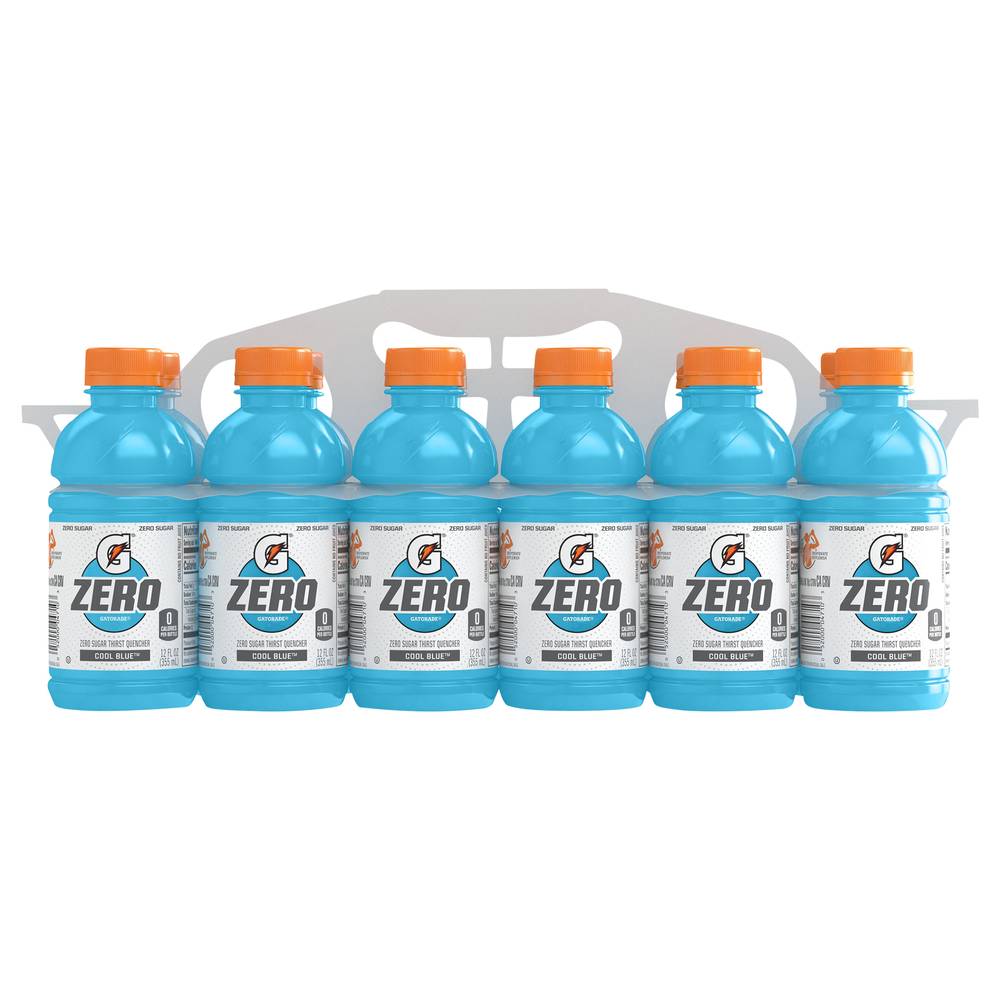 Gatorade Zero Sugar Thirst Quencher (12 ct, 12 fl oz) ( cool blue)