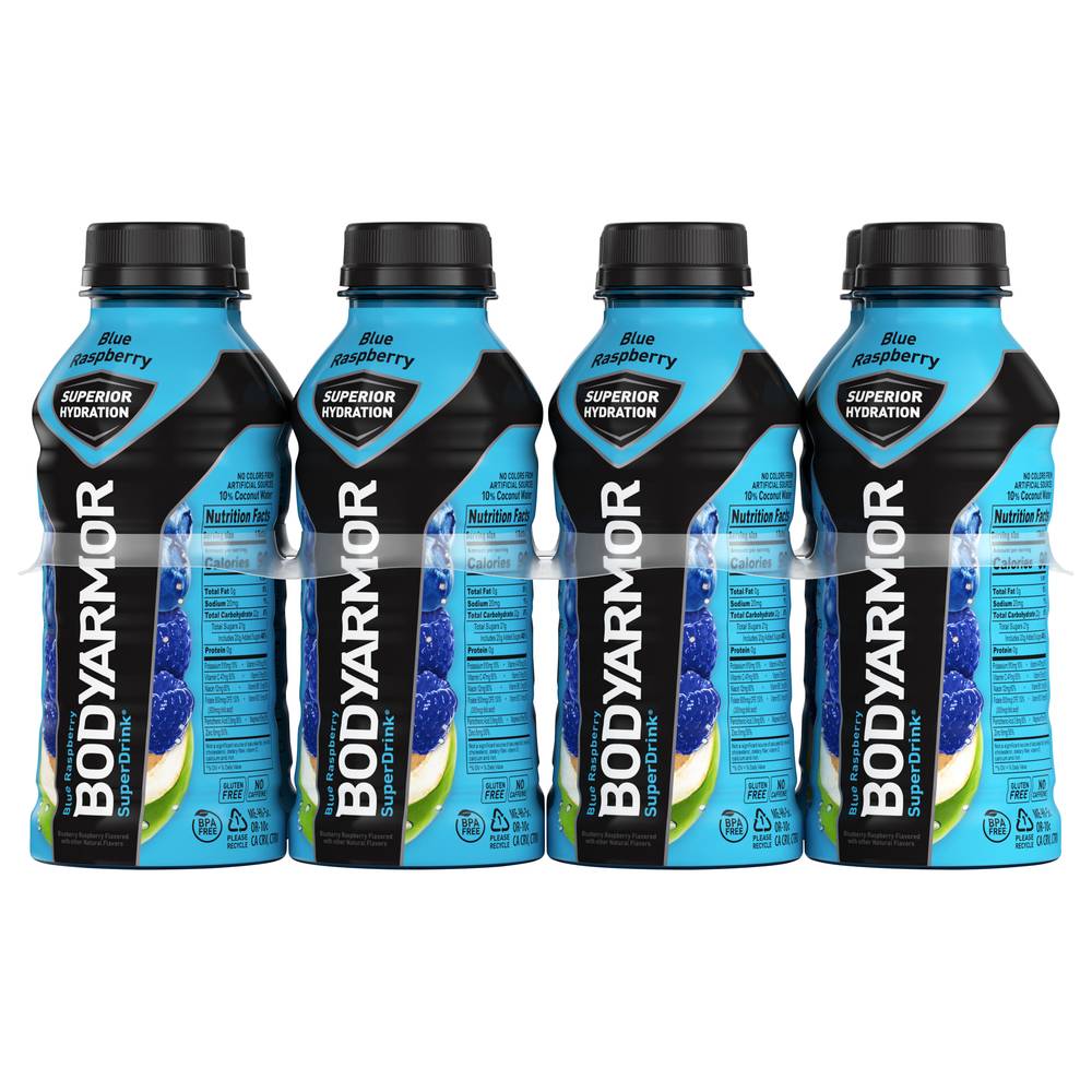 BODYARMOR Blue Raspberry Super Drink (8 x 12 fl oz)