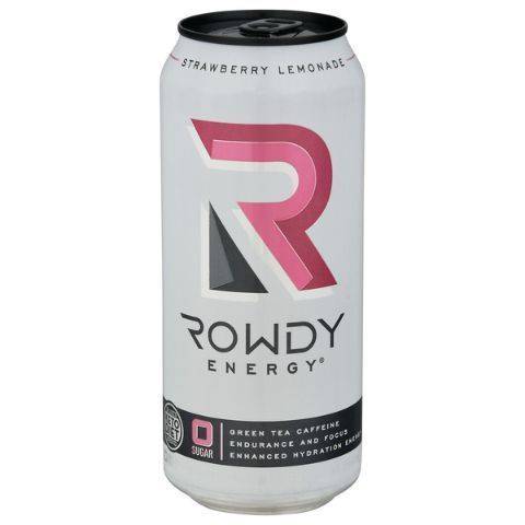 Rowdy Strawberry Lemonade Energy Drink 16oz