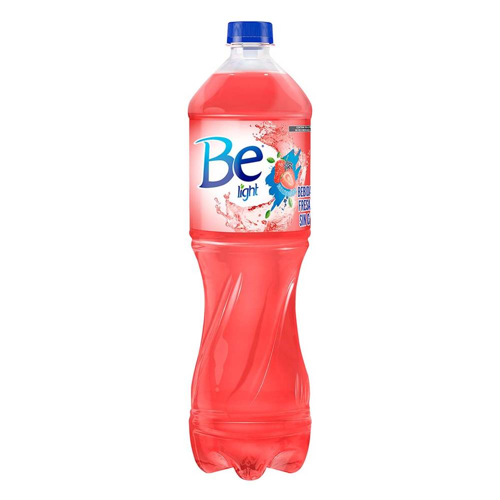 Be Light · Agua saborizada, fresa - moras (1,5 L)