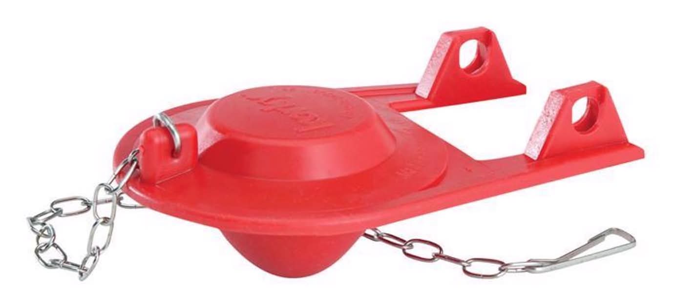 Korky Plus Universal 2 Inch Toilet Flapper Red