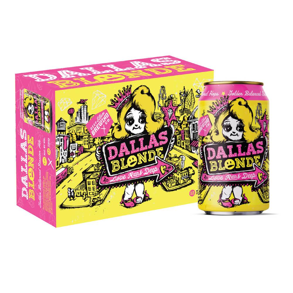 Deep Ellum Brewing Dallas Blonde Ale Beer (12 ct, 12 fl oz)