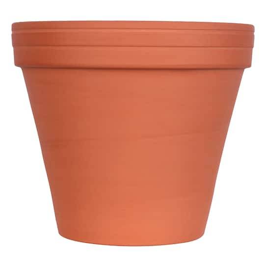 Ashland Standard Clay Flower Pot, Terra Cotta