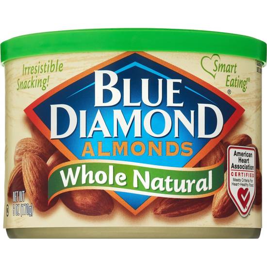 Blue Diamond Whole Natural Almonds 6 OZ