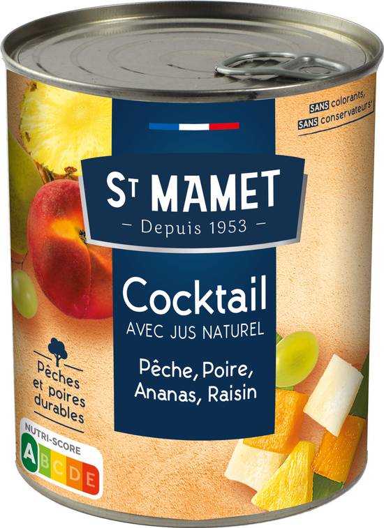 St Mamet - Cocktail de fruits avec son jus naturel