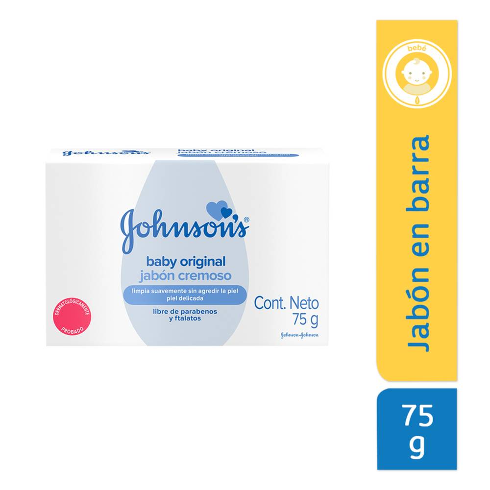 Johnson's · Jabón neutro hipoalergénico (75 g)