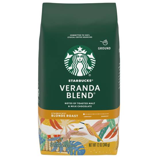 Starbucks Veranda Blend Blonde Roast Coffee (12 oz)
