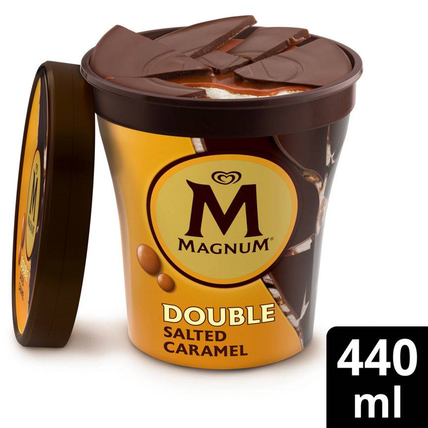 Magnum Double Salted Caramel, Ice Cream Tub (440ml)