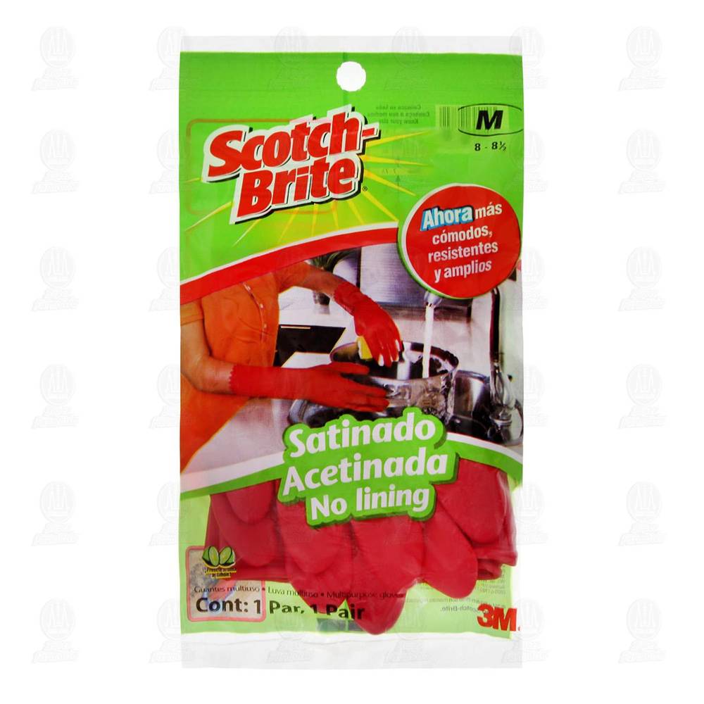 Scotch-Brite · Guantes satinados medianos (80 g)