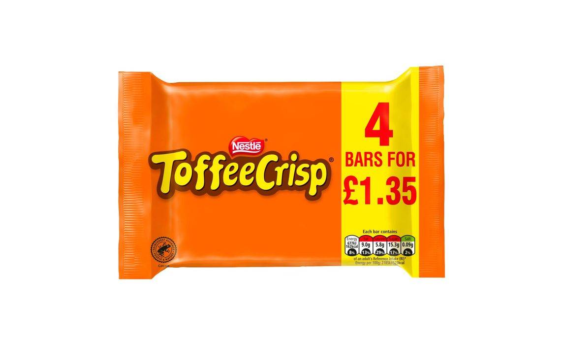 Toffee Crisp 4 X 31g (124G) (406981)