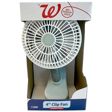 Walgreens Clip Fan (4"/white)