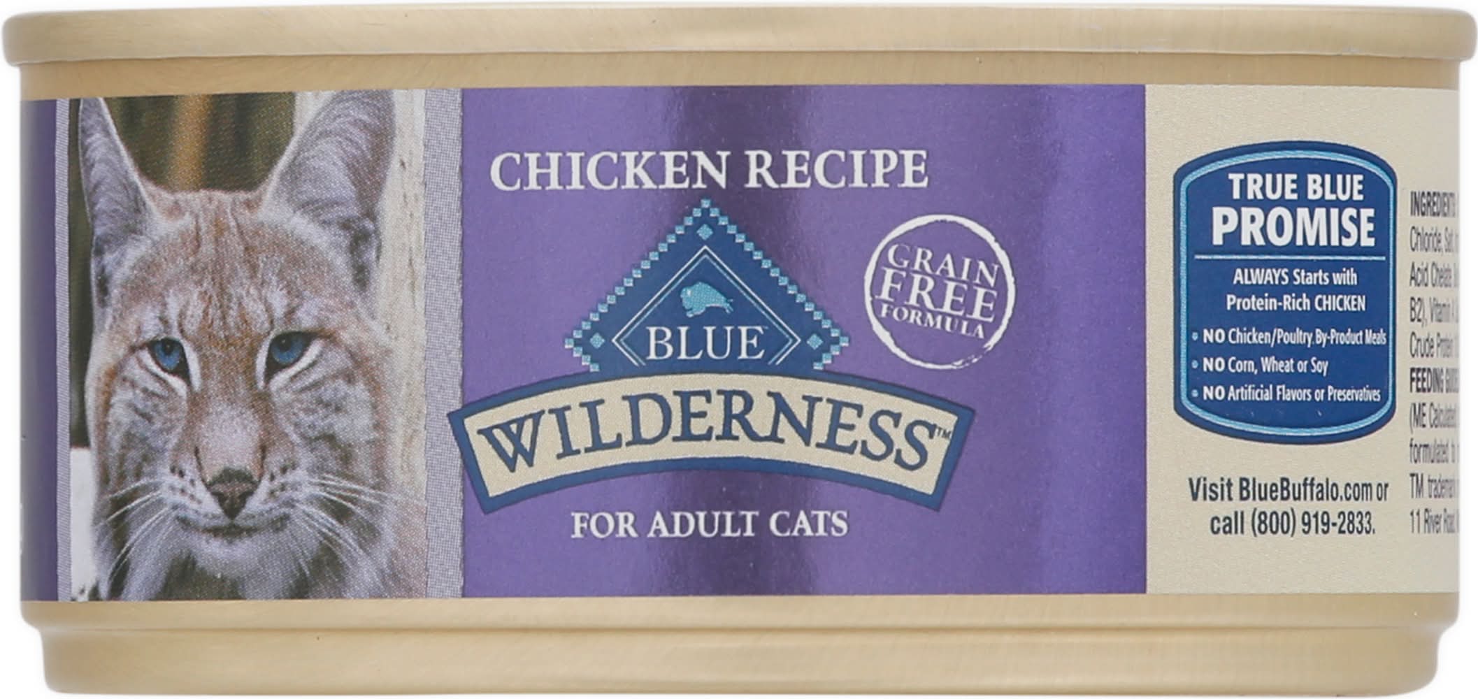 Blue Buffalo Wilderness Chicken Recipe Cat Food (5.5 oz)