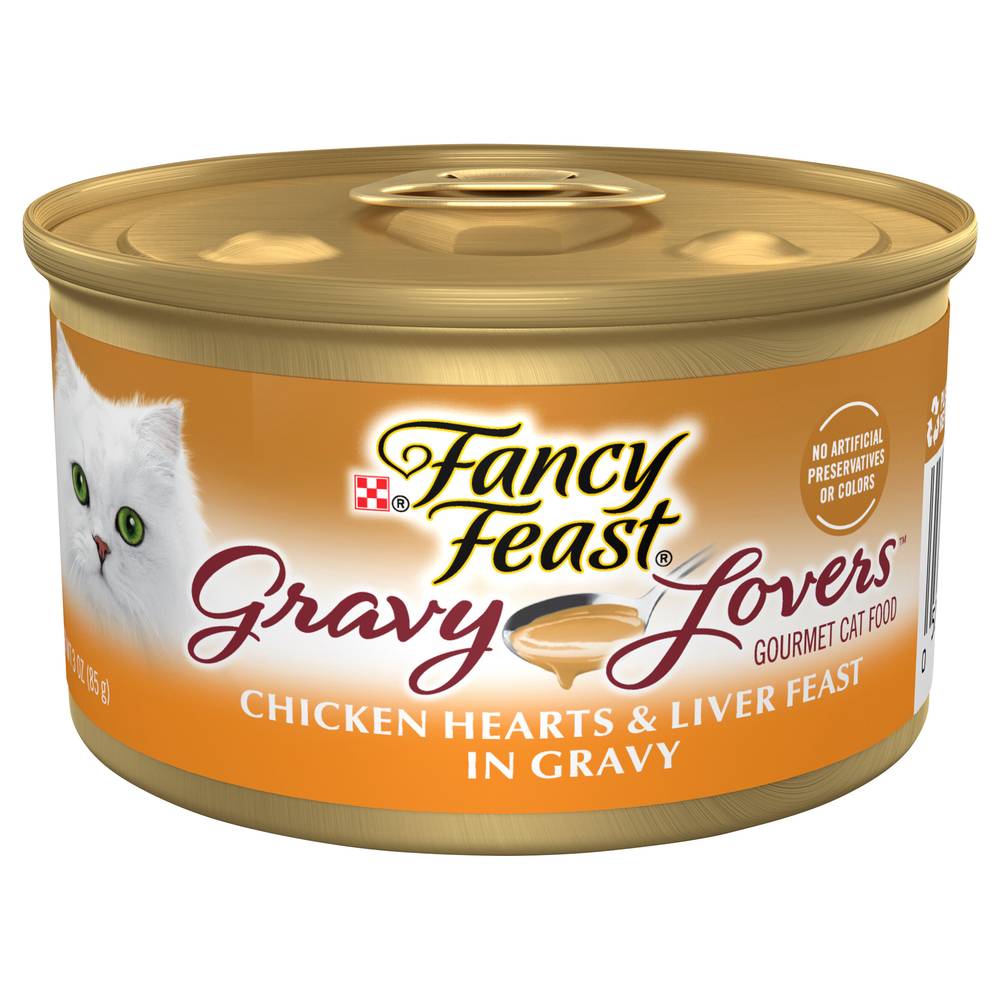 Purina Fancy Feast Gravy Lovers Wet Cat Food, Chicken (3 oz)