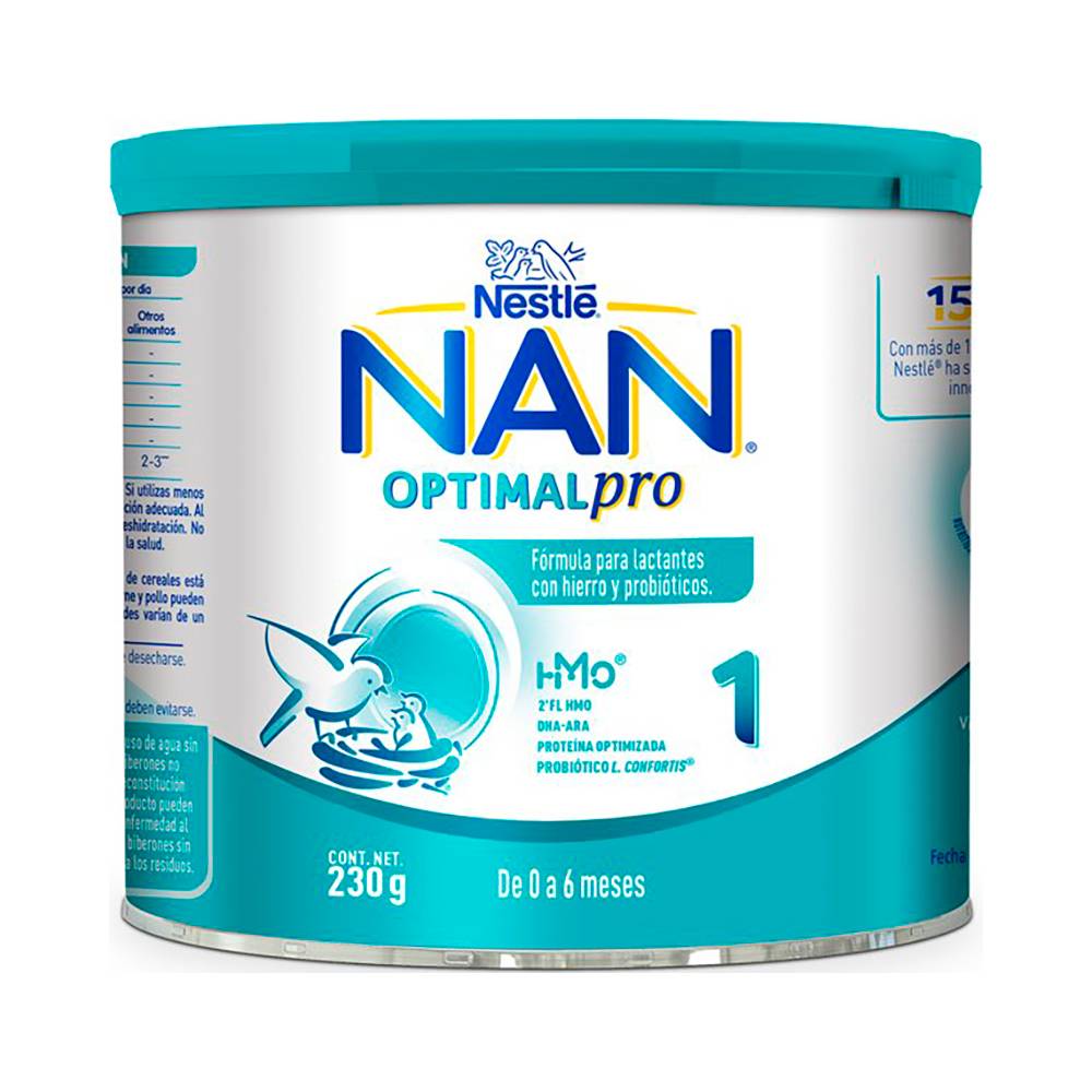 Nan fórmula para lactantes optimalpro 1  (bote 230 g)