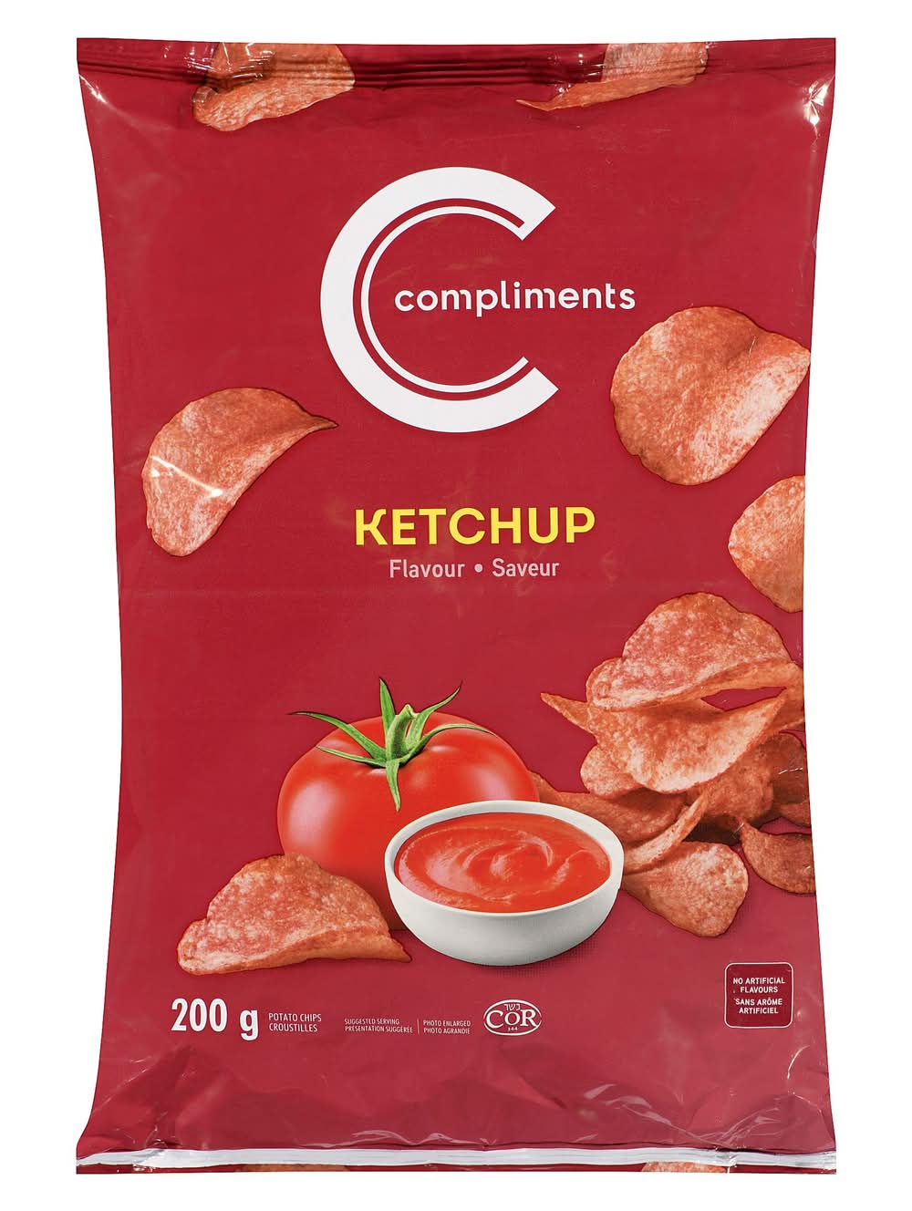 Compliments Ketchup Potato Chips (200 g)