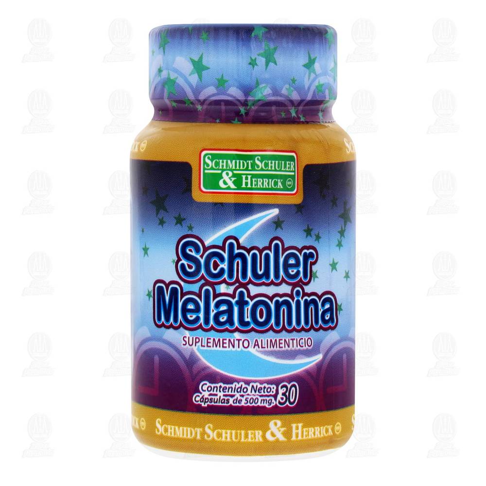 Schmidt Schuler & Herrick · Schuler melatonina suplemento alimenticio 500 mg (30 un)