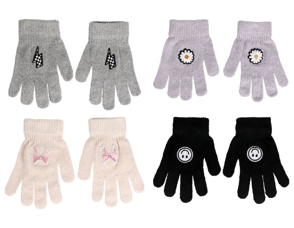 Knit Gloves For Kids (4 ct)