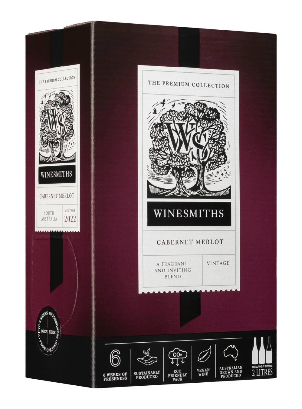 Winesmiths premium Cab Merlot 2L