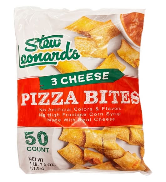 Stew Leonard's Three Cheese Pizza Bites (23.8 oz, 50 ct)
