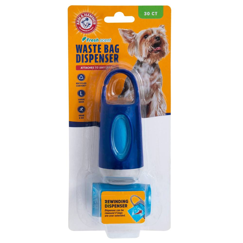 Arm & Hammer 30-Pack Odor Blocking Plastic Waste Bag Dispenser | 71045