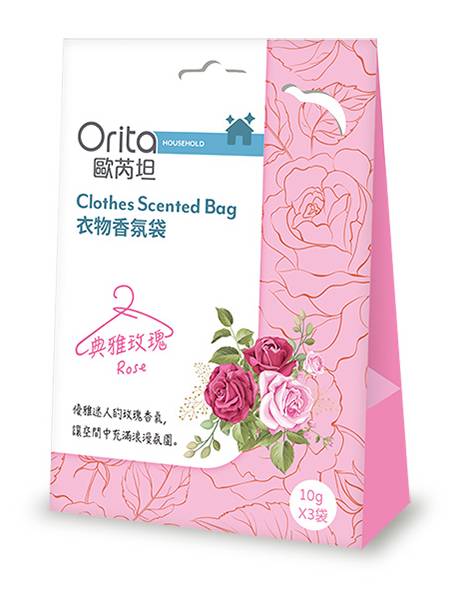 歐芮坦衣��物香氛袋-典雅玫瑰
