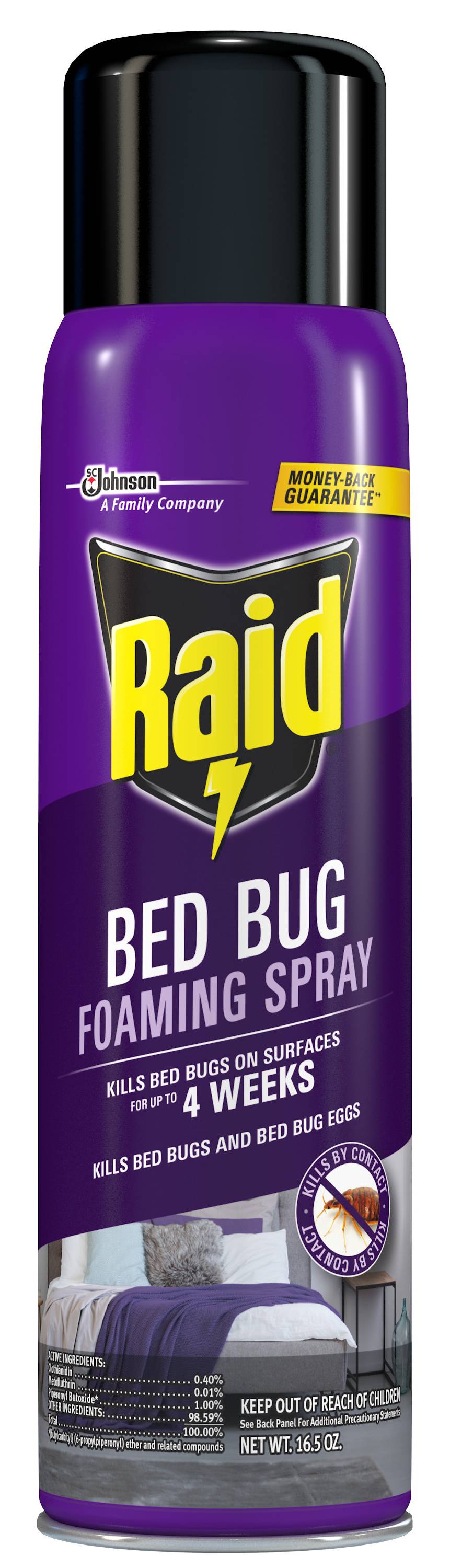 Raid Bed Bug Foaming Spray