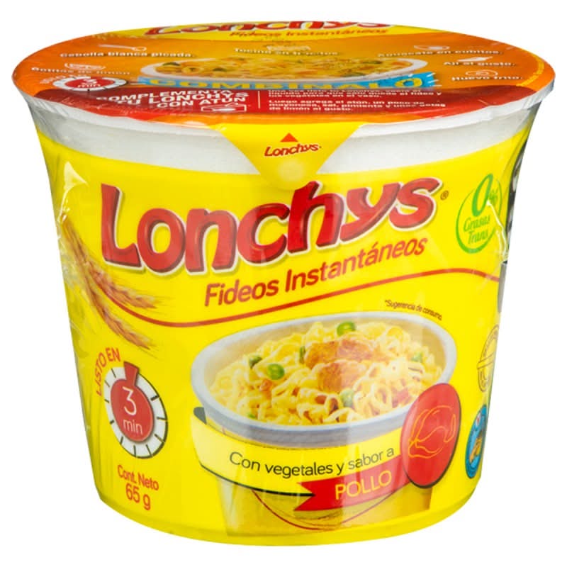 Lonchys sabor pollo 64grx24