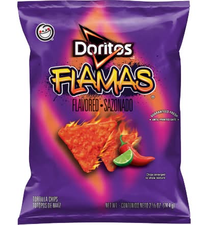 Doritos Tortilla Chips, Flamas (2.62 oz)