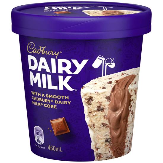 Cadbury Dairymilk Vanilla Ice Cream 460ml