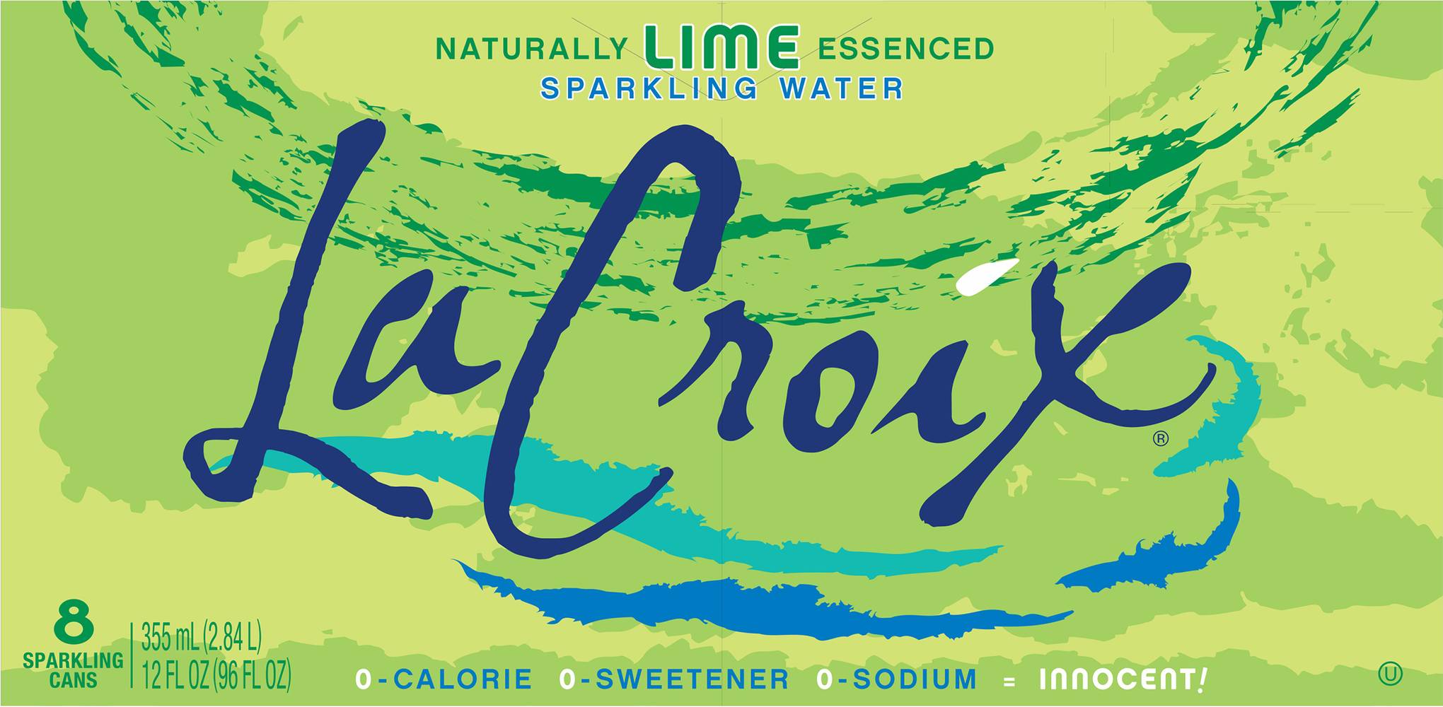 Lacroix Lime Sparkling Water (8 pack, 12 fl oz)
