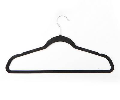 Real Living Black Velvet Hangers (12 ct)