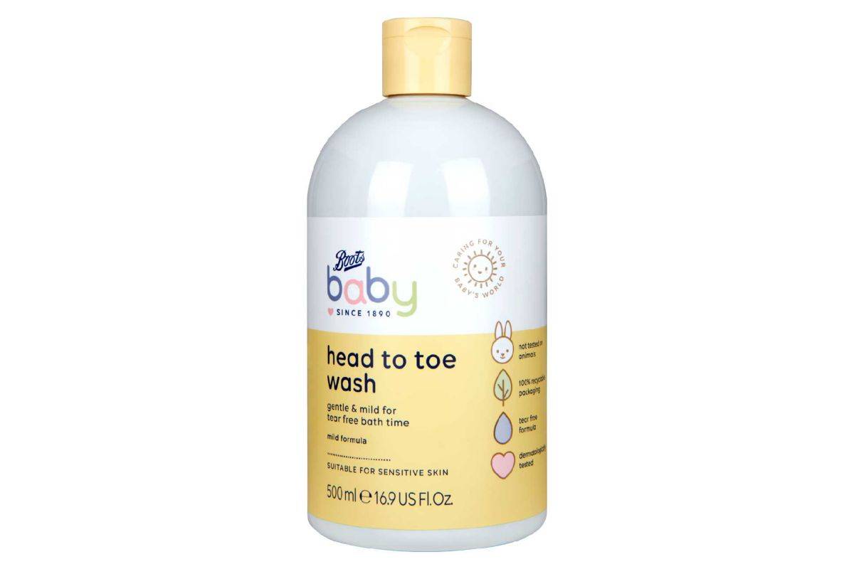 Boots Baby Head to Toe wash 500ml