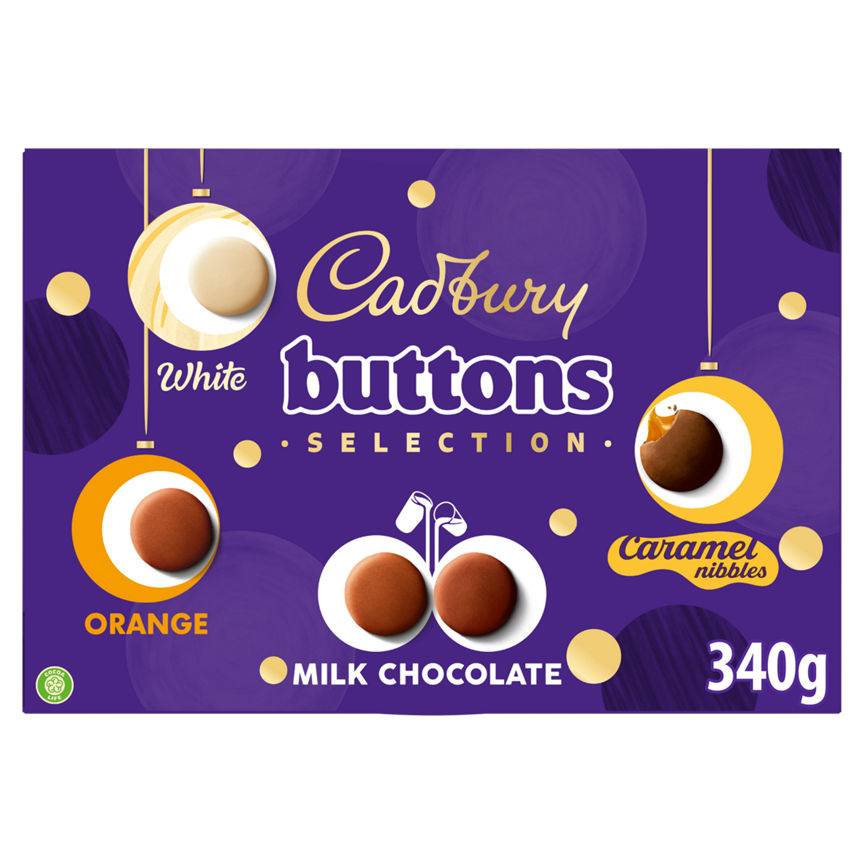 Cadbury Buttons Selection Box (4 pack)