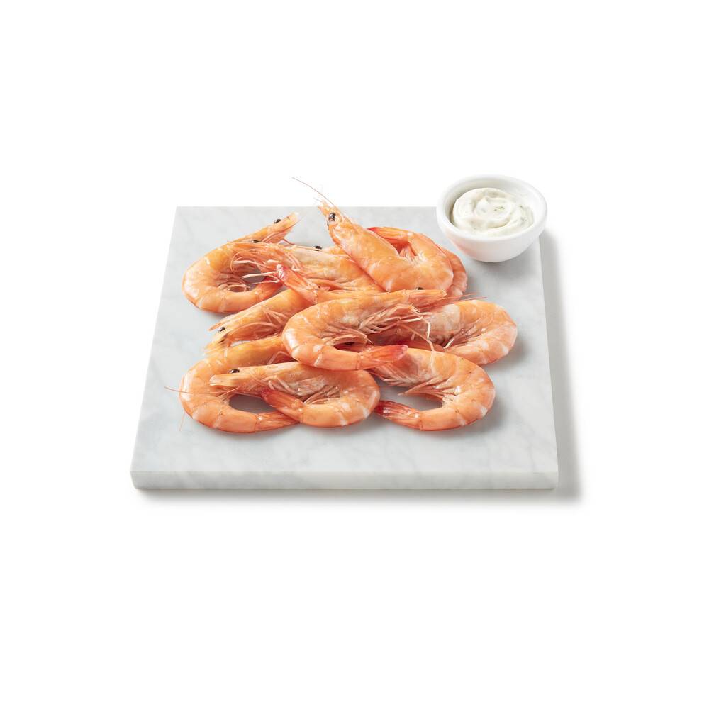 Coles Deli Thawed Cooked Vannamei Prawns approx. 350g