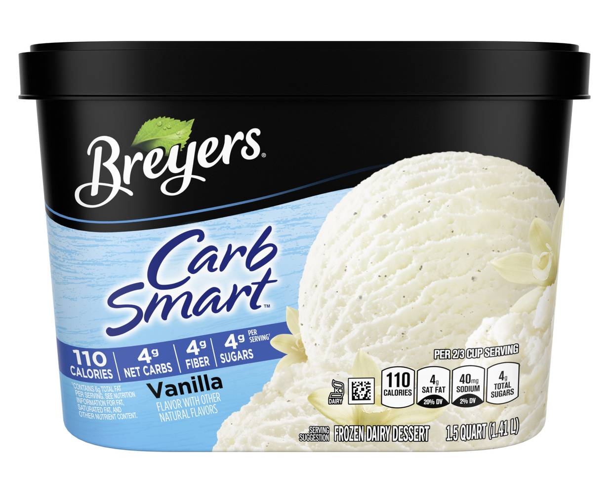 Breyers Carbsmart Vanilla Ice Cream (1.5 qt)