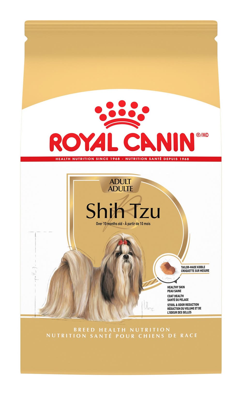 Royal Canin Breed Health Nutrition Shih Tzu Adult Dry Dog Food, 10 lbs.