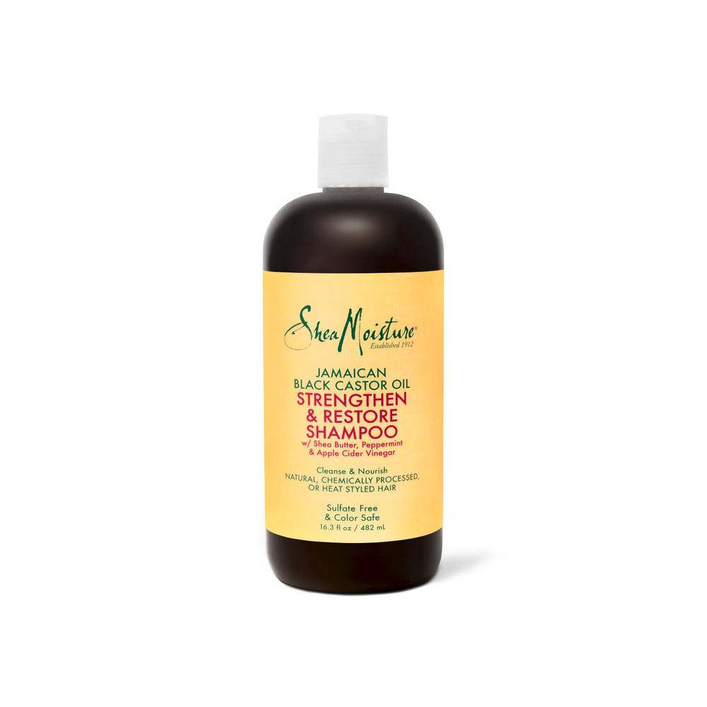 SheaMoisture Jamaican Black Castor Oil Strengthen & Restore Shampoo, 13 OZ