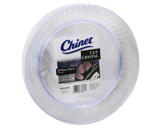 Chinet · Plastic plates (16 plates, 10)