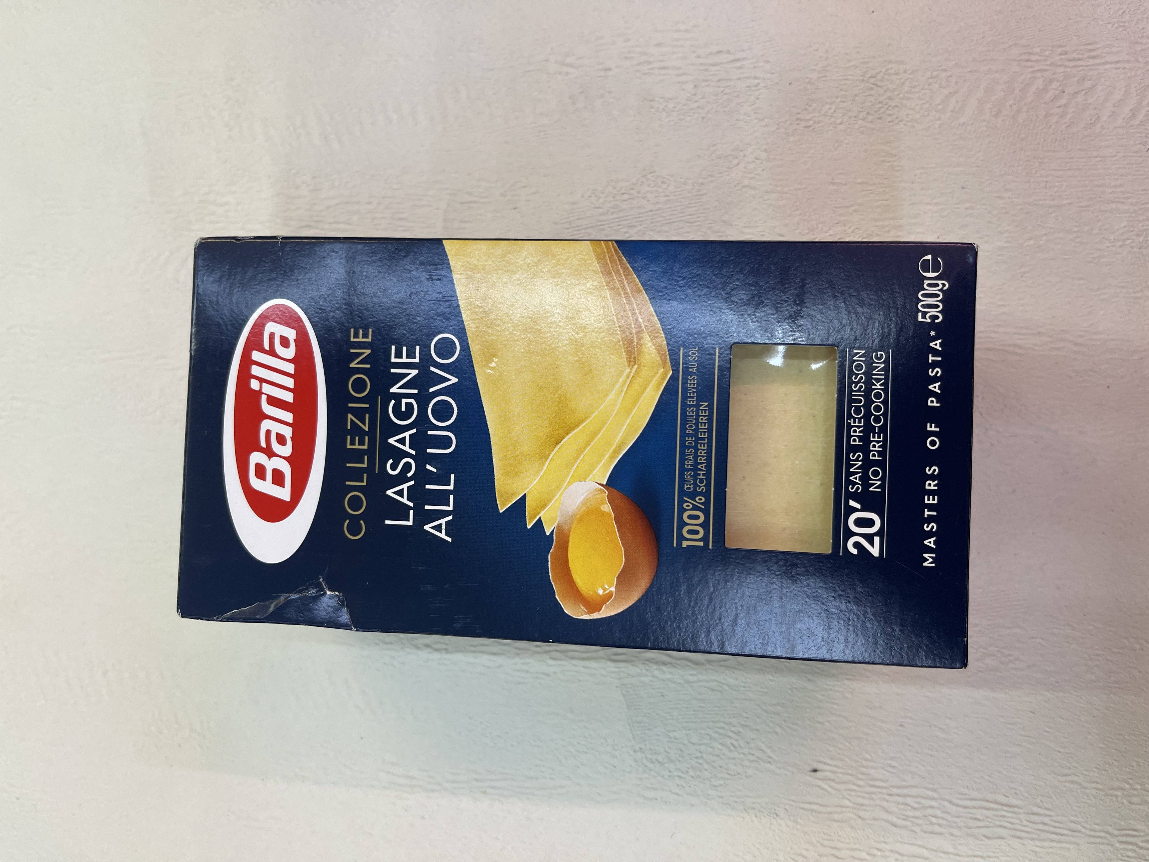 Barilla lasagne 500g