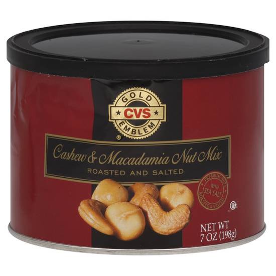 Cvs Gold Emblem Cashew Macadamia Nut Mix (roasted-salted)