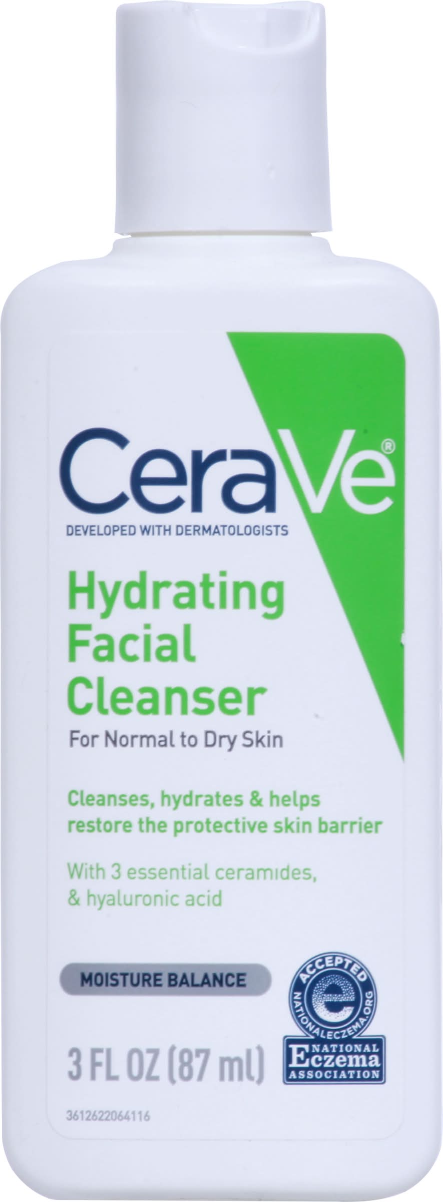 CeraVe Hydrating Facial Cleanser For Normal To Dry Skin (3 fl oz)