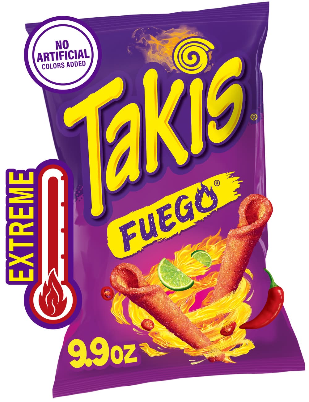 Takis Extreme Rolled Tortilla Chips, Fuego (9.9 oz)