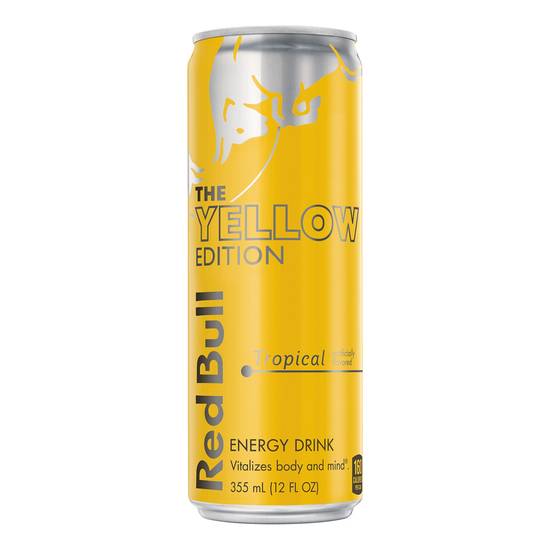 Red Bull Energy Drink, Tropical, 12 OZ