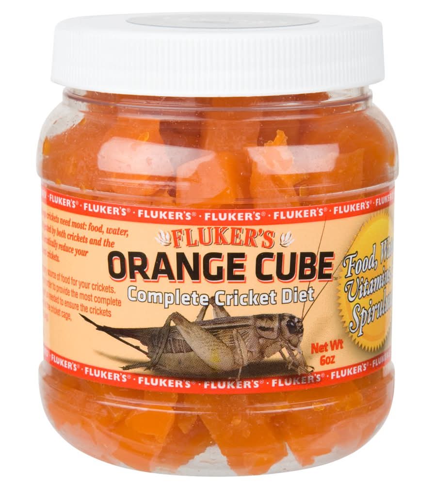 Fluker's® Orange Cube Complete Cricket Diet (Size: 6 Oz)