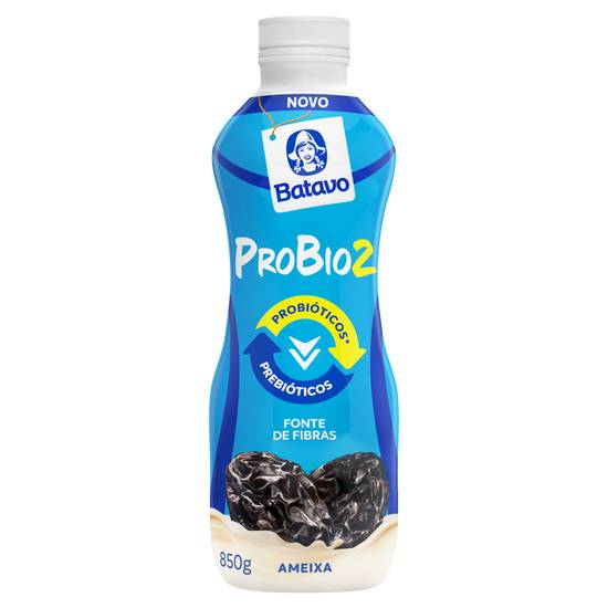 Batavo iogurte parcialmente desnatado ameixa probio2 (850 g)