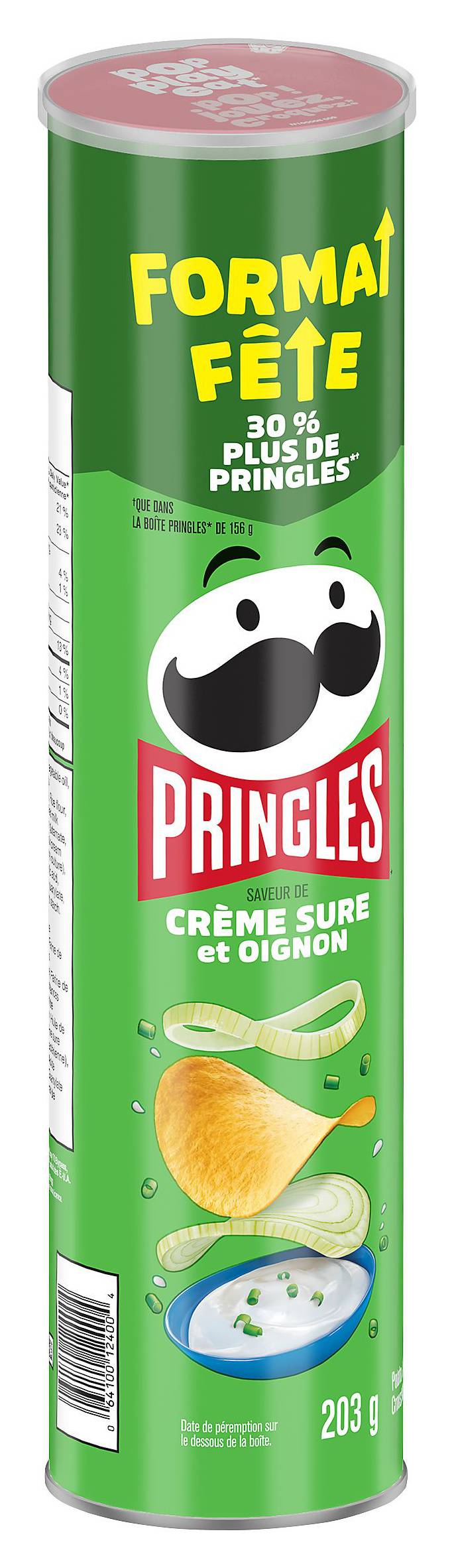Pringles Sour Cream & Onion Chips Party Stack (203 g)