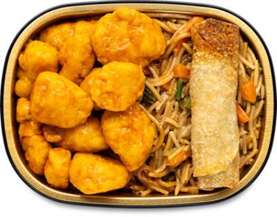 Readymeals Orange Chicken Breast W/Lo Mein & Egg Roll Cold - Each