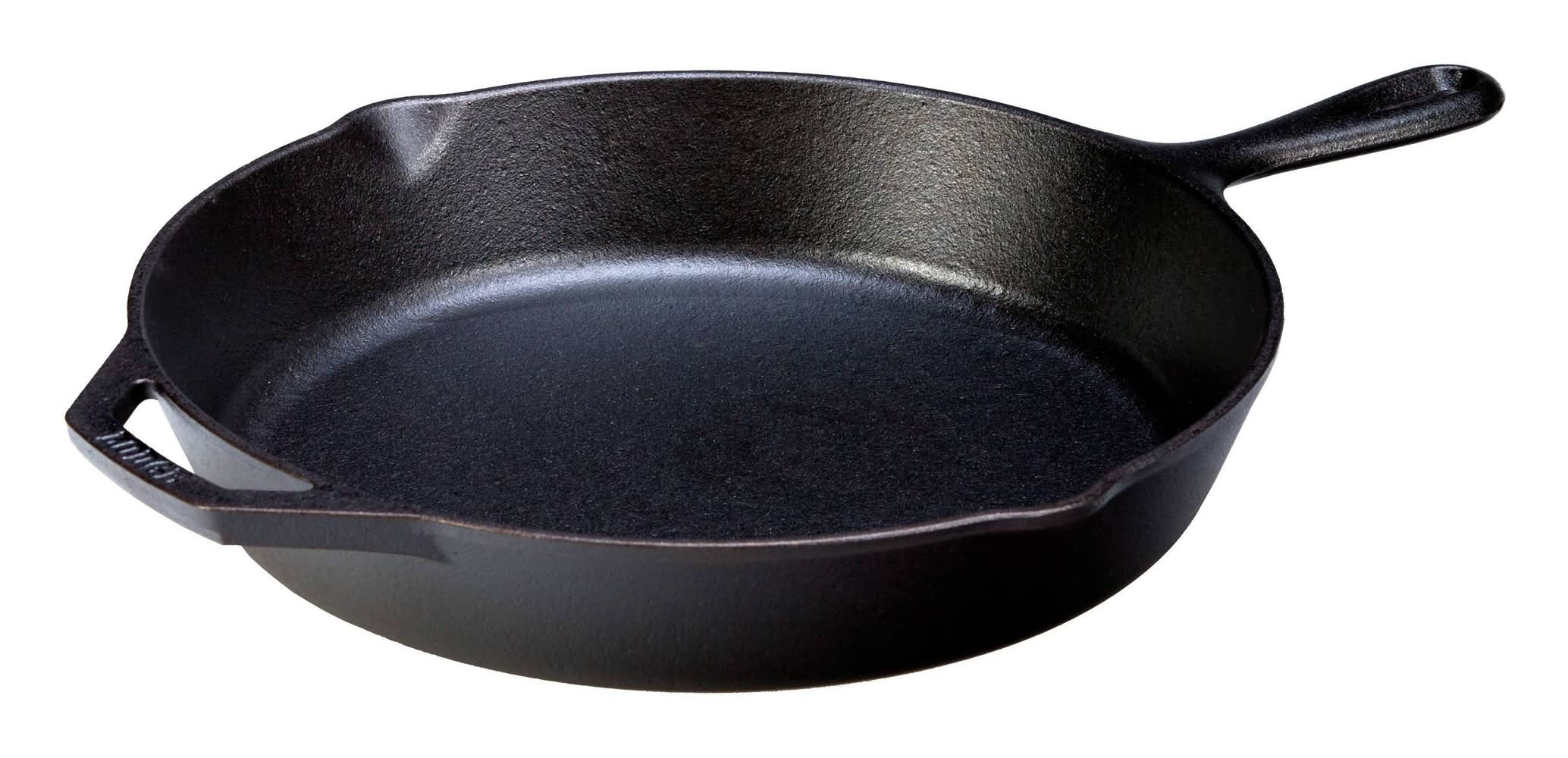 Lodge Non Stick Cast Iron Skillet, 12 in, Black