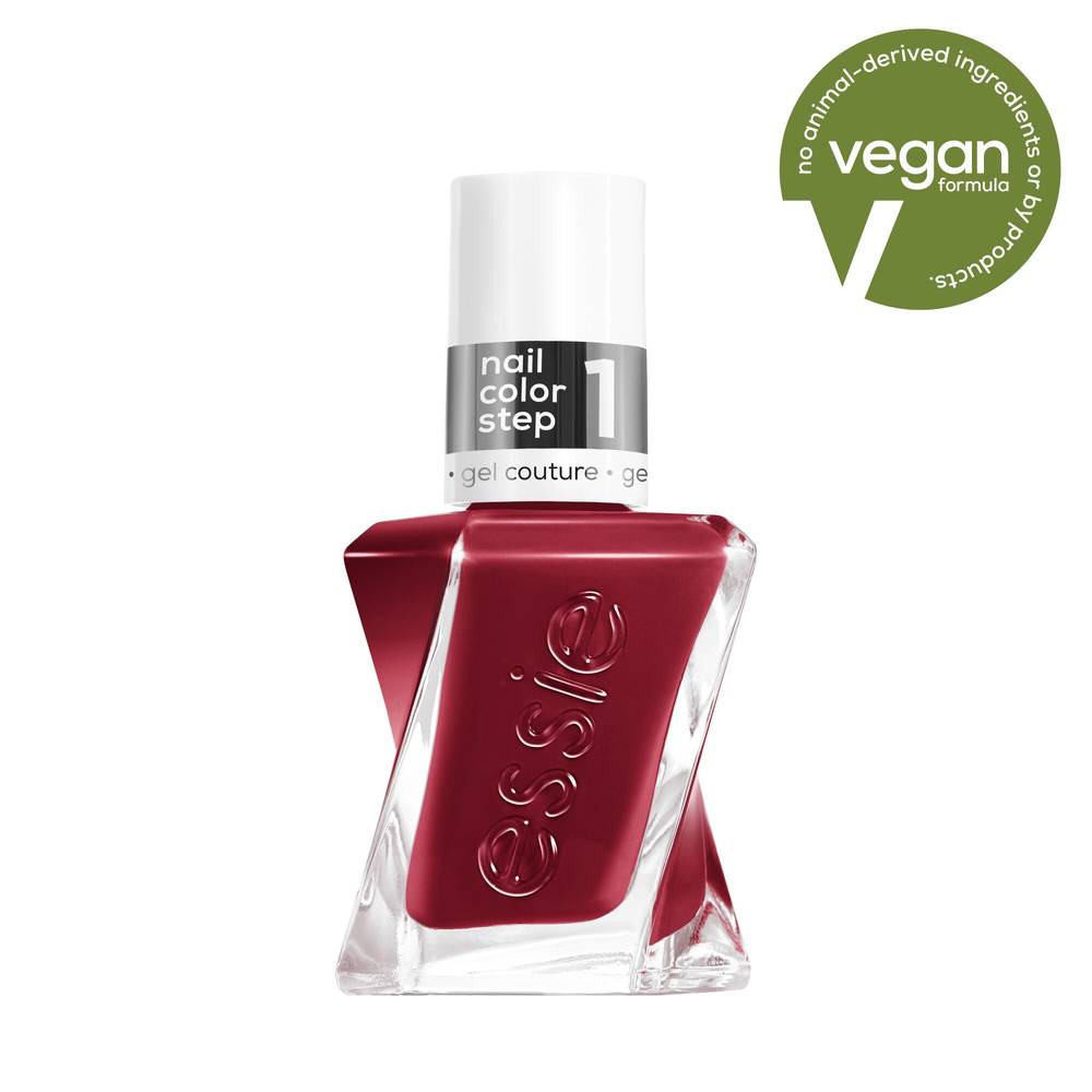 Essie Gel Couture Long Lasting Put in the Patchwork Red Nail Polish (put in the patchwork)